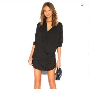 krisa Drape Button Front Mini